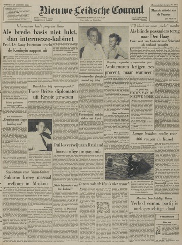 Nieuwe Leidsche Courant 1956-08-29
