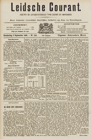 Leydse Courant 1886-09-09