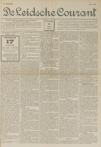 Leidsche Courant 1913-06-11