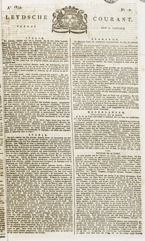 Leydse Courant 1833-01-25