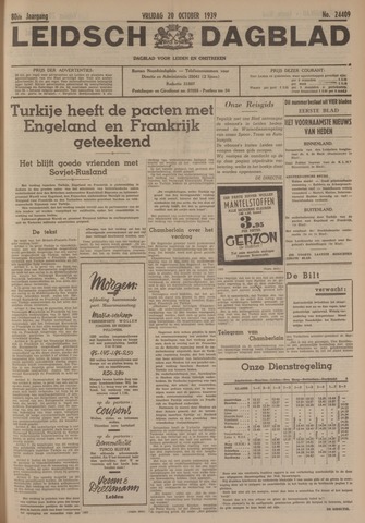 Leidsch Dagblad 1939-10-20