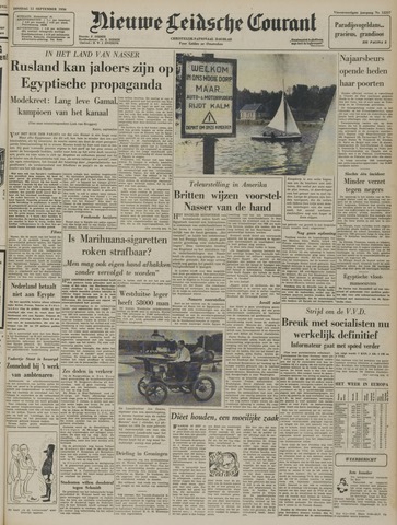 Nieuwe Leidsche Courant 1956-09-11