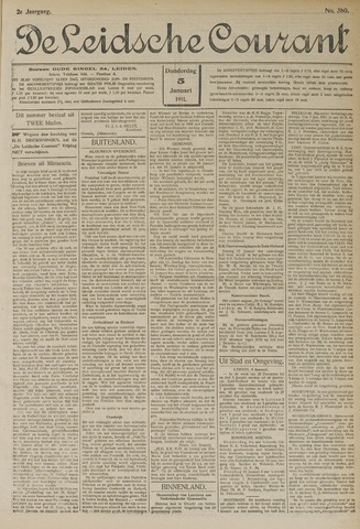 Leidsche Courant 1911-01-05