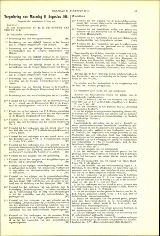Handelingen van de Raad 1941-08-11