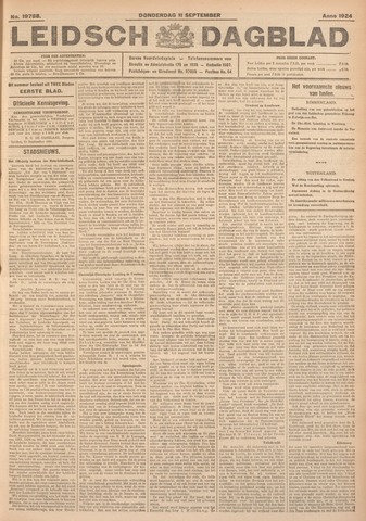 Leidsch Dagblad 1924-09-11