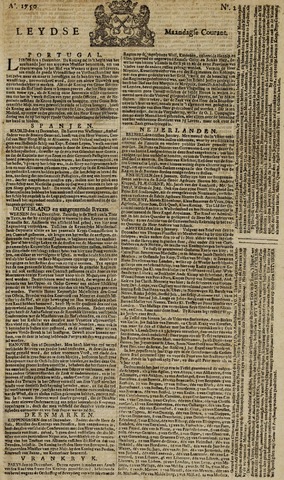 Leydse Courant 1750-01-05