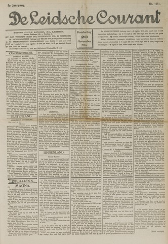 Leidsche Courant 1913-11-20