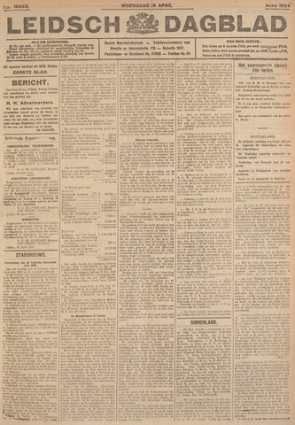 Leidsch Dagblad 1924-04-16