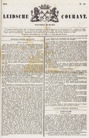 Leydse Courant 1874-03-25