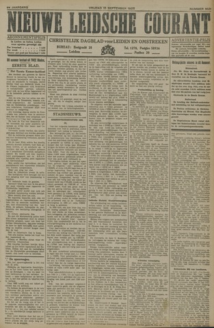 Nieuwe Leidsche Courant 1925-09-18