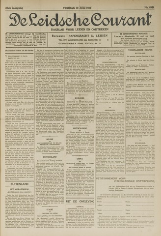 Leidsche Courant 1931-07-10
