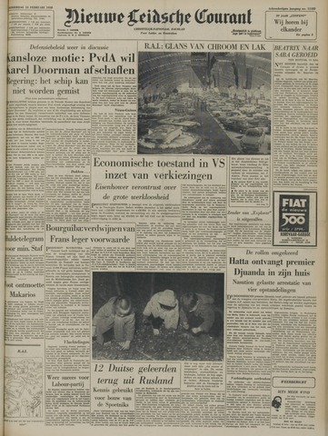 Nieuwe Leidsche Courant 1958-02-13