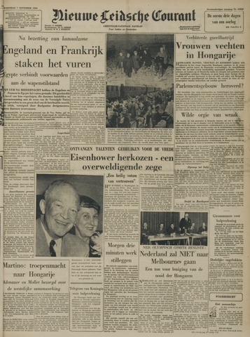 Nieuwe Leidsche Courant 1956-11-07