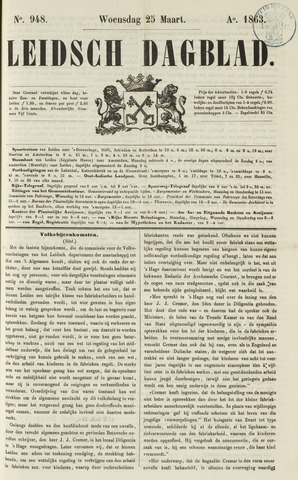 Leidsch Dagblad 1863-03-25
