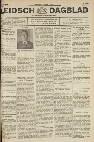 Leidsch Dagblad 1931-03-09