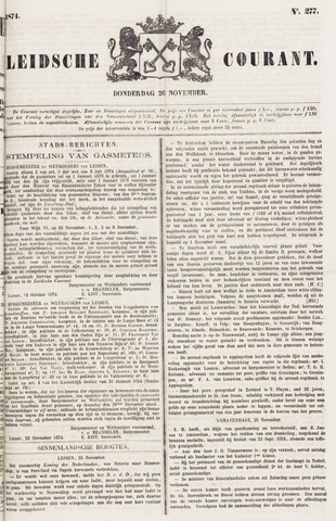 Leydse Courant 1874-11-26