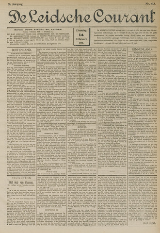 Leidsche Courant 1911-02-14