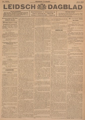 Leidsch Dagblad 1924-03-31