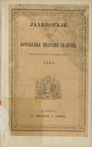 Almanak der Koninklijke Militaire Akademie 1864