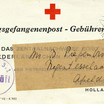Rode Kruis Kriegsgefangenenpost Postkarte M.-Stammlager 371 Stanislau (Galizien) Deutschland