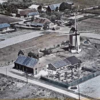 Maasmolen in Nederasselt omstreeks 1952