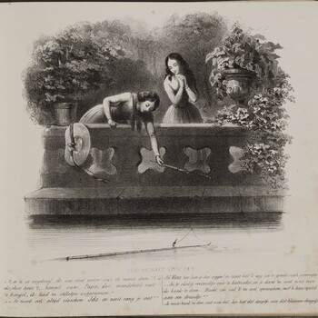 Hoe meisjes visschen, 1849