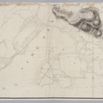Kaart van de geographische ligging der jurisdictien schoutampt en schependom Lochem...
