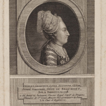 Charles Genevieve Louis Augustem Cesar André Timothée d'Éon de Beaumont, 1786-1800