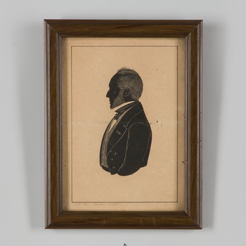 Silhouetportret van Hans Willem van Aylva baron van Pallandt