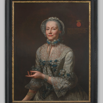 Portret van Elisabeth Anna Maria van Riebeeck