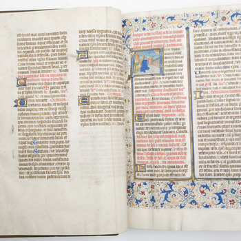 Getijdenboek "Franciscaans missaal met kalender" handschrift op perkament, circa 1450,  Zuid-Nederland