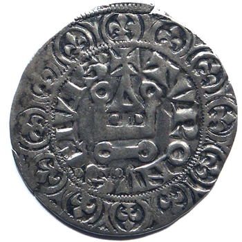 Groschen "Tourse groot van Frederik van den Bergh" zilver, 1300-1331, 's-Heerenberg
