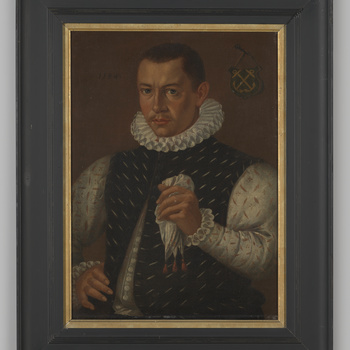Portret "Mansportret" op linnen, 1584