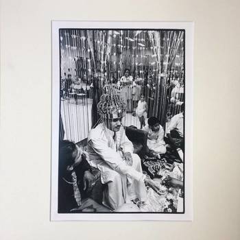 Bruideom van Hindoestaanse bruiloft Grave 2000