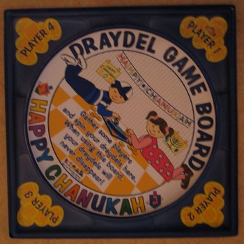 Speelbord 'Draydel Game' plastic door Rite Lite Ltd. ca. 2004