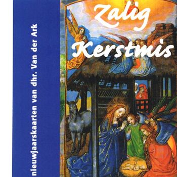 Uitnodiging op papier voor de wisseltentoonstelling 'Zalig Kerstmis, kerst- en nieuwjaarskaarten van dhr. Van der Ark' van het Liemers Museum te Zevenaar van 9 december 2007 tot en met 6 januari 2008