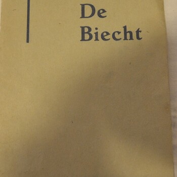 Gebedenboek  van papier getiteld 'De Biecht' Didam z.j.