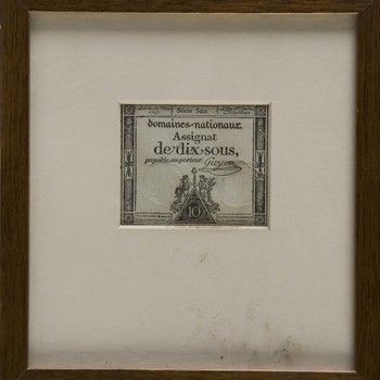 Assignat van papier, laatste kwart 18e eeuw