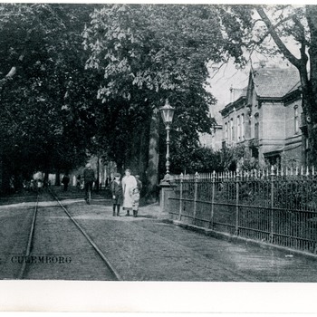 Foto, voorstellende Het Voorburg te Culemborg, begin 20ste eeuw