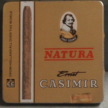 sigarendoosje van metaal merk Ernst Casimir, Natura