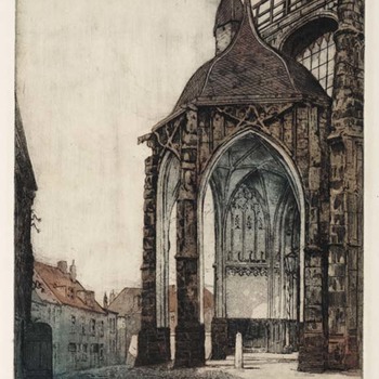  Het zuidportaal van de Sint Stevenskerk in Nijmegen