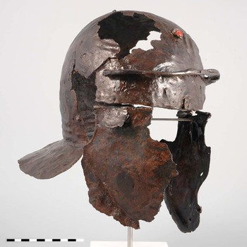 IJzeren helm uit de Romeinse tijd