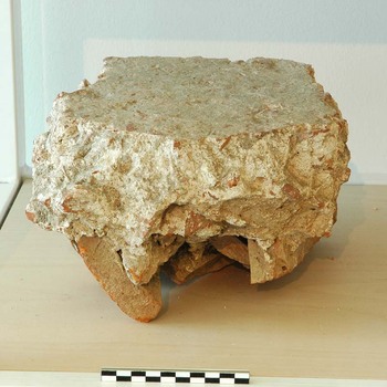 Fragment van mortelvloer uit de Romeinse tijd
