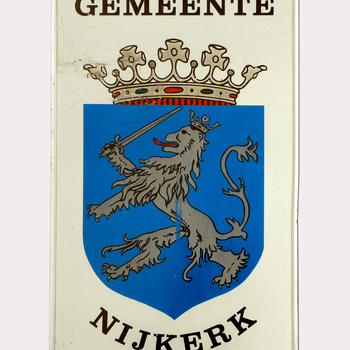 Grensbord van de gemeente Nijkerk