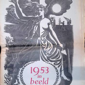 Een uitgave van het Algemeen Handelsblad, 1953 in beeld