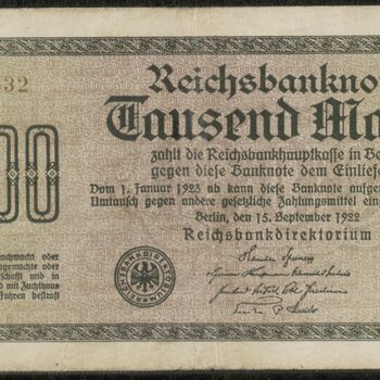 Bankbiljet, Duitsland, 1000 Mark