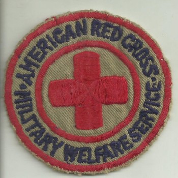 Stoffen embleem Amerika, Rode Kruis