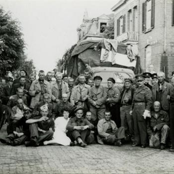 terugkeer gevangenen uit Dachau