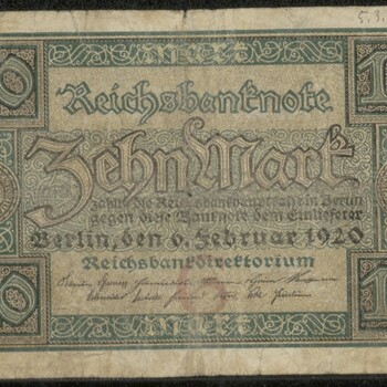Bankbiljet, Duitsland, 10 Mark