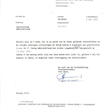 Rapport R.K.. hogere burgerschool A en B te Hilversum mejuffrouw M.P  van der Heyden